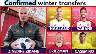 🚨 ZIDANE TO MANCHESTER UNITED, LATEST CONFIRMED TRANSFER NEWS,HAALAND TO MADRID,GRIEZMAN TO UNITED 🔥