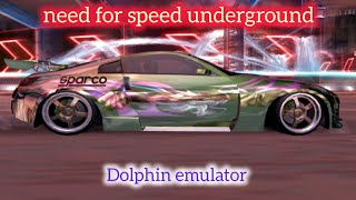 Need for Speed - Underground on android | dolphin emulator 