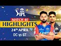 Gujarat titans vs delhi capitals match highlight  match 40  ipl 2024 trending