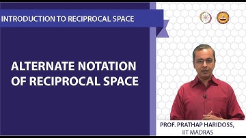 Alternate notation of reciprocal space
