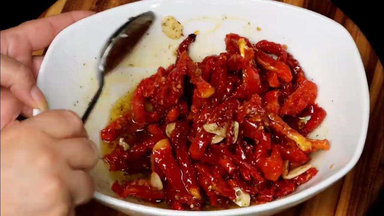 Tomates Seco Conserva de Tomates Condimento Antipasto Exquisito YouTube