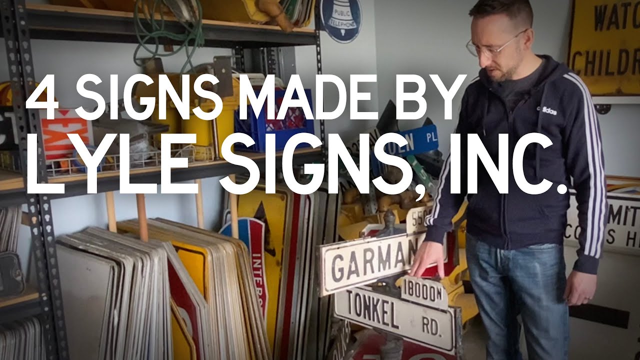 4 CrossStreet Signs made by Lyle Signs, Inc. YouTube