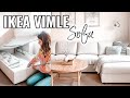 IKEA VIMLE SOFA REVIEW AND CLEAN MY SOFA WITH ME 2021 | Madeline Vlogs IKEA TIPS | IKEA FINNALA SOFA