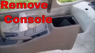 How to 1997 Toyota Camry Remove Console