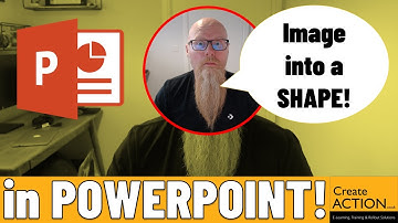 HOW TO turn an image into a SHAPE (MS PowerPoint)