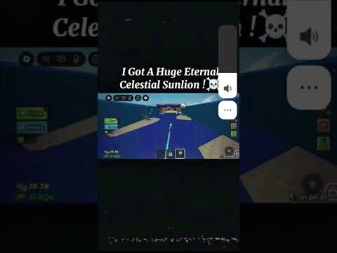 I Got A Huge Eternal Celestial Sunlion !! ☠️ #steelanegg #fyp #gamerblox