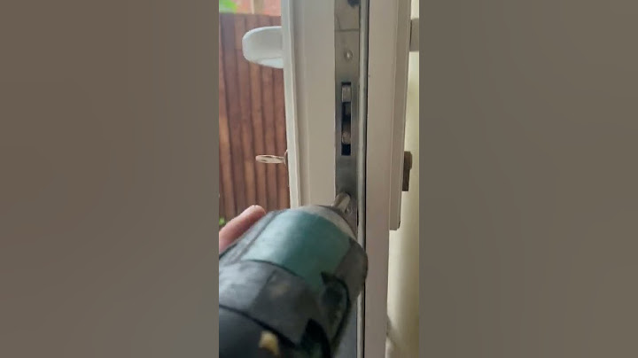 How To Change A Barrel Lock UPVC DIY Construction