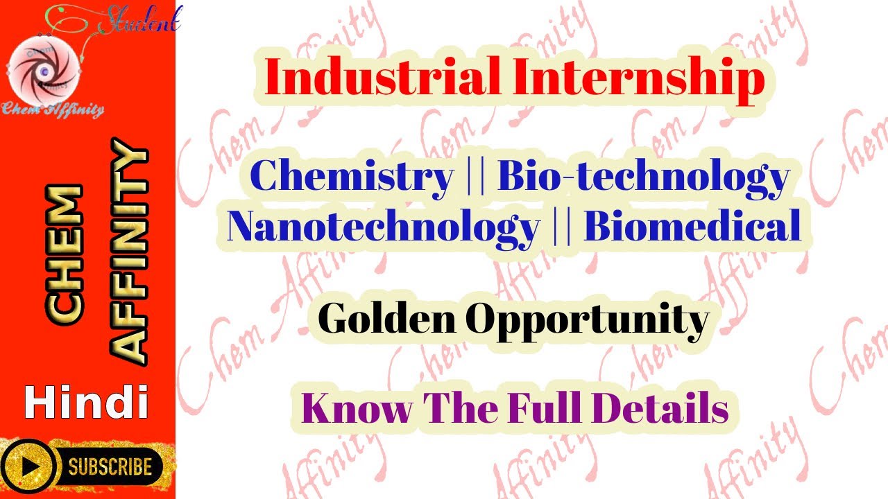 Industrial Internship || Golden Opportunity || Must Watch Video - YouTube