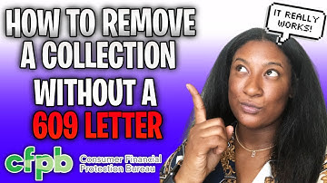 HOW To REMOVE COLLECTIONS Without 609 LETTERS...😳[YOU MUST WATCH THIS]