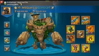 Quen Lisa vs 2 instant noodles rally lead. Instant noodles do have dreams. #lordsmobile