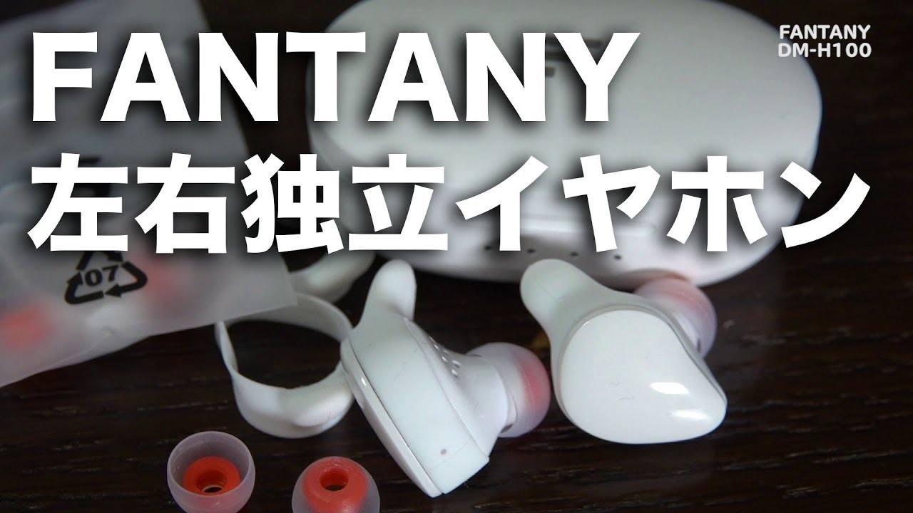 中華イヤホン】ホワイトカラーもなかなかいいね！FANTANY完全