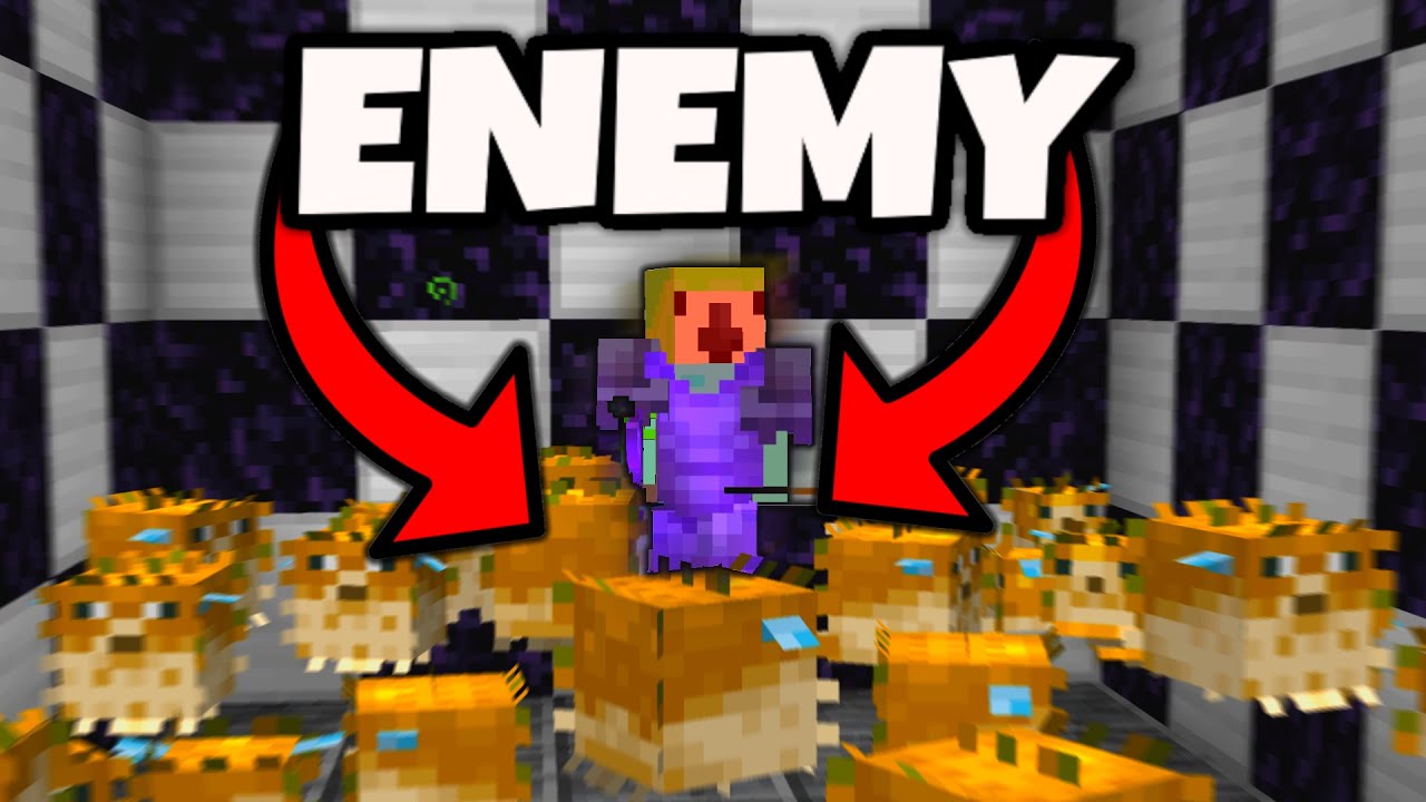 I Killed A Stacked Player Using 729 Pufferfish