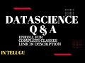 DataScience Session-Q &amp; A | Enroll for Complete Classes |