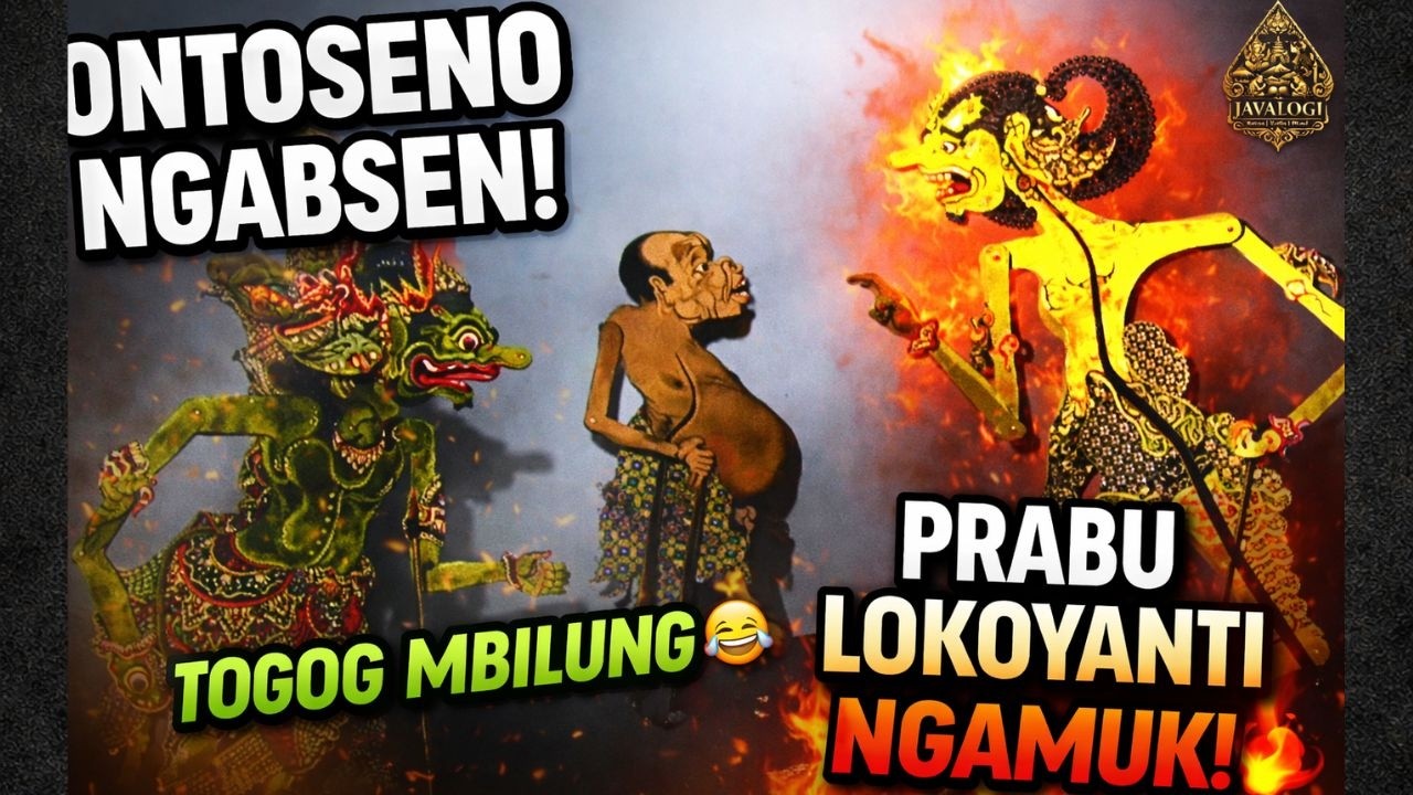 Ontoseno Ngabsen Togog Mbilung, Prabu Lokoyanti Ngamuk Tanpa Ampun!!!
