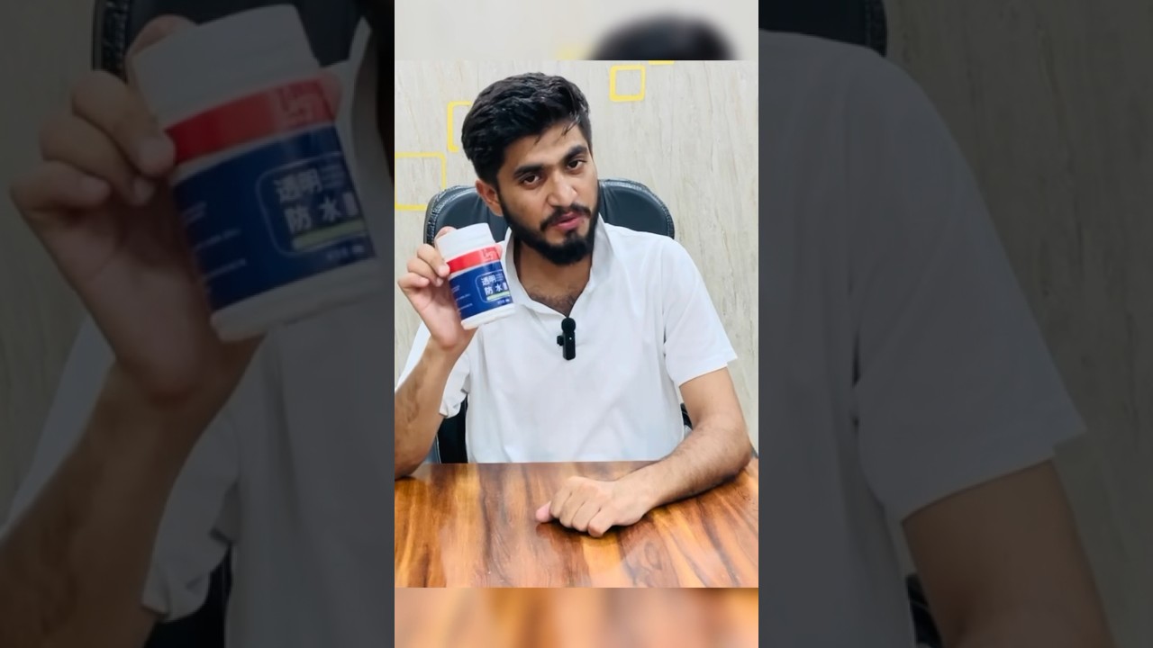 Waterproof Transparent Glue Reality #transparentwaterproofglue #waterproofing #shortsfeed #shorts