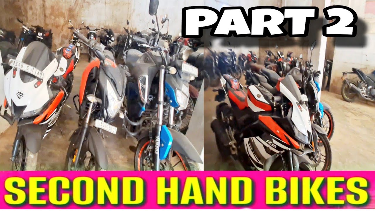 Second Hand Bike Market in Guwahati NS 200 , R15 , Used bikes godown Part 2 🔥 YouTube