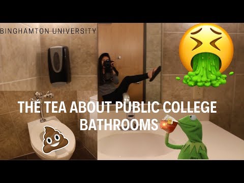 TRUTH ABOUT COLLEGE BATHROOMS + TOUR | SUNY BINGHAMTON