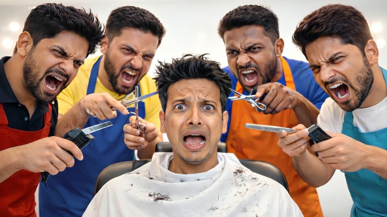 I Let 5 Barbers Cut My Hair in ONE Day ..This Happened