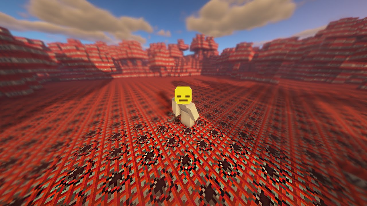 Minecraft, But Every Block Explodes