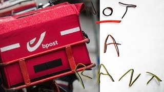 Not a rant about BPost, our national postal group