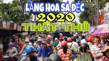Làng Hoa Sa Đéc - Rực Rỡ Sắc Màu : Lượng Khách Tham Quan Quá Tải || PHONG RÂU VLOG