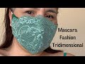 Mascara Fashion novo modelo com molde em 3 tamanhos. DIY mask fashion, free pattern 3 sizes