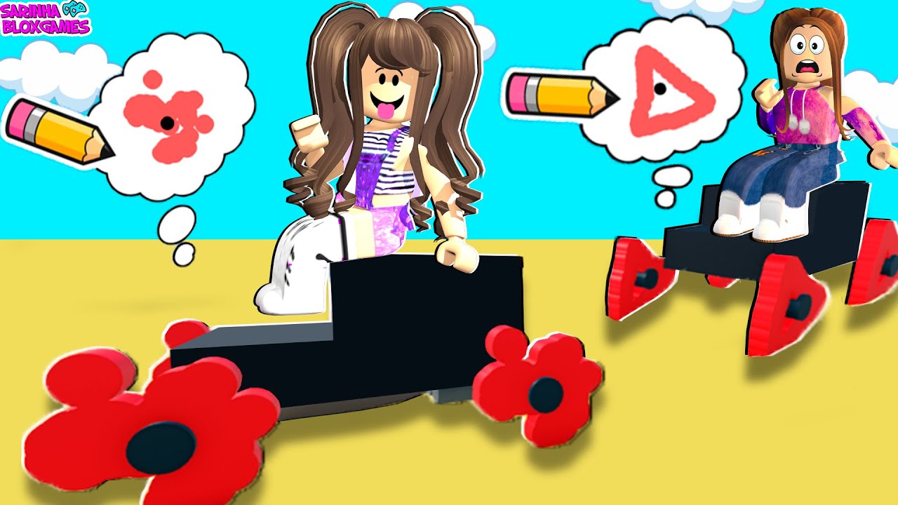 DESENHE A MELHOR RODA PARA VENCER!! Wheel Drawing Obby Roblox