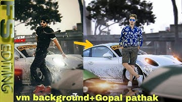 NEW GOPLA PATHAK EDITING ON VIJAY MAHAR BACKGROUND || PS TOUCH MANIPULATION TUTORIAL BY FS EDITING