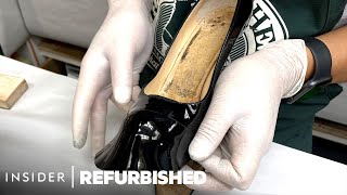 How A $1,000 Pair Of Dog-Bitten Louboutins Are Professionally Restored | Refurbished