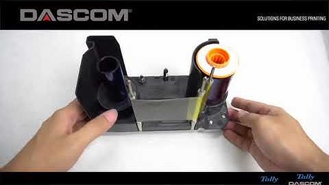 DASCOM DC 7600 Ribbon exchange