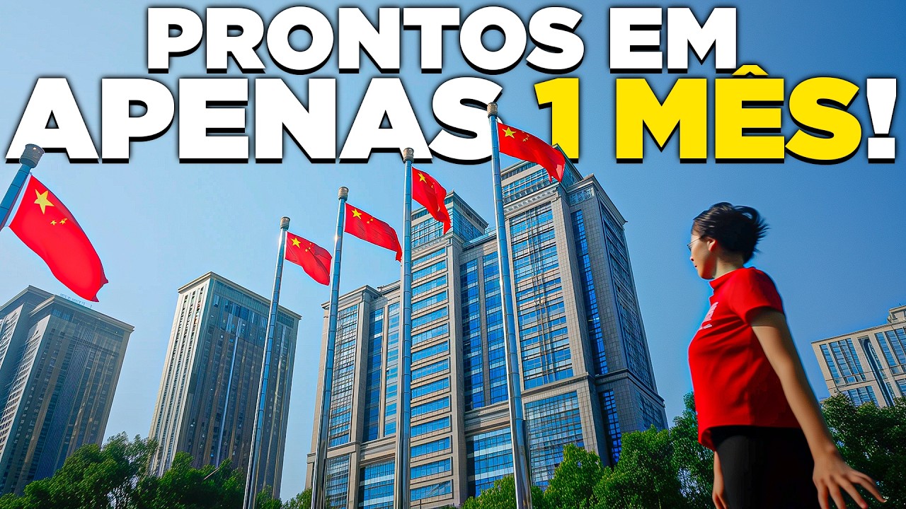 🚨 CHINA PODE FAZER ISSO NO BRASIL? DESCUBRA COMO ELES CONSTROEM TÃO RAPIDAMENTE