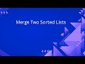 Merge Two Sorted Lists