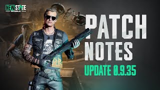 Patch Notes (v0.9.35) | NEW STATE MOBILE