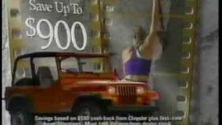 1992 Jeep Cherokee & Wrangler Commercial