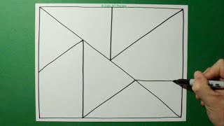 Daily Line Illusion #196 / Pretty 3D Pattern / Satisfying Spiral Drawing / Art Therapy