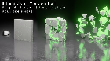 Tutorial : Wall Breaking | Rigid Body Simulation | Cell Fracture #blender #animation #animated