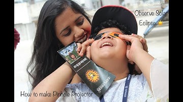 How to make pinhole projector 😎 to observe Solar Eclipse ☀️