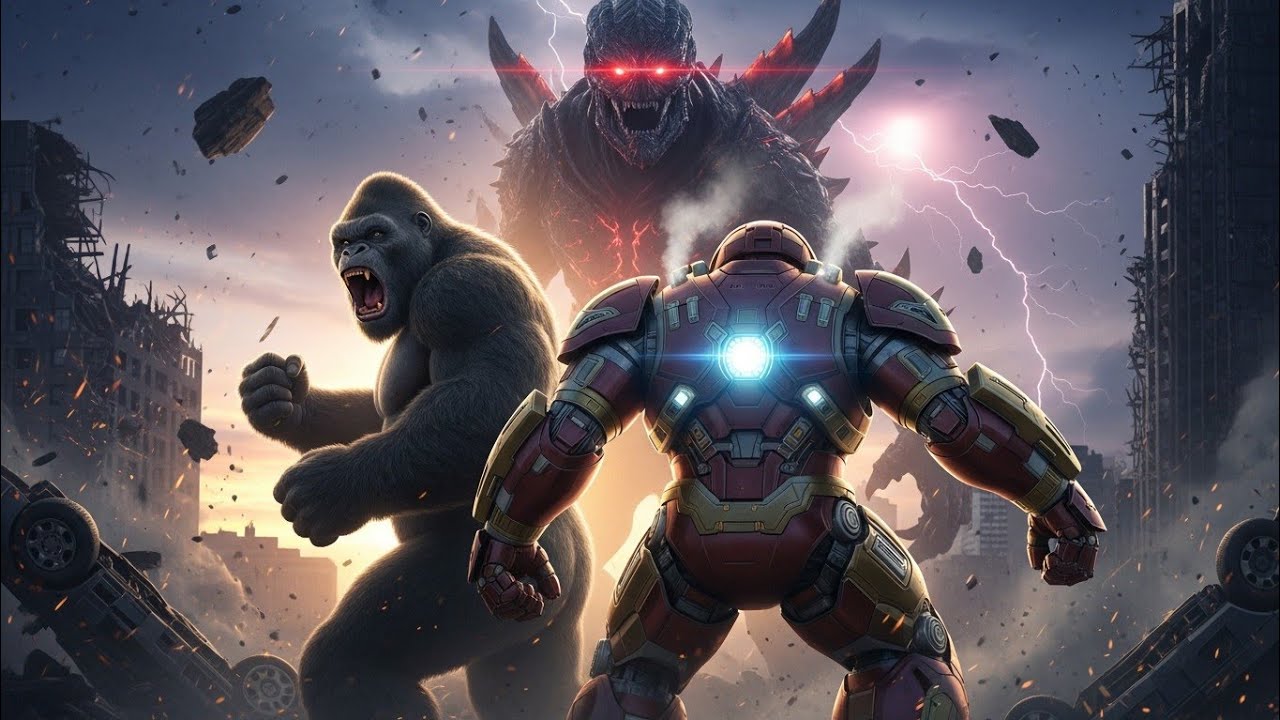 KING KONG vs HULKBUSTER | The Ultimate Battle of Titans (4K) 🦍🔥🤖