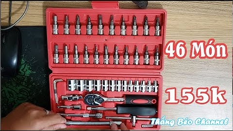 Bộ Dụng Cụ Sửa Chữa Đa Năng 46 Chi Tiết - Bộ Khẩu sữa chữa ô tô, xe máy