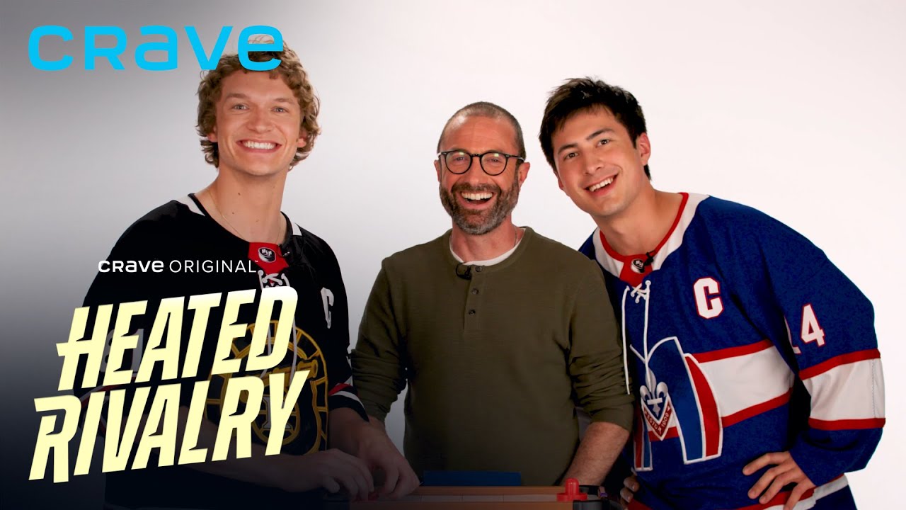 Real Talk Air Hockey with Hudson Williams and Connor Storrie 🏒 | Heated Rivalry (Crave Original)