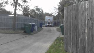 My first garbage truck recorded in Garland Texas