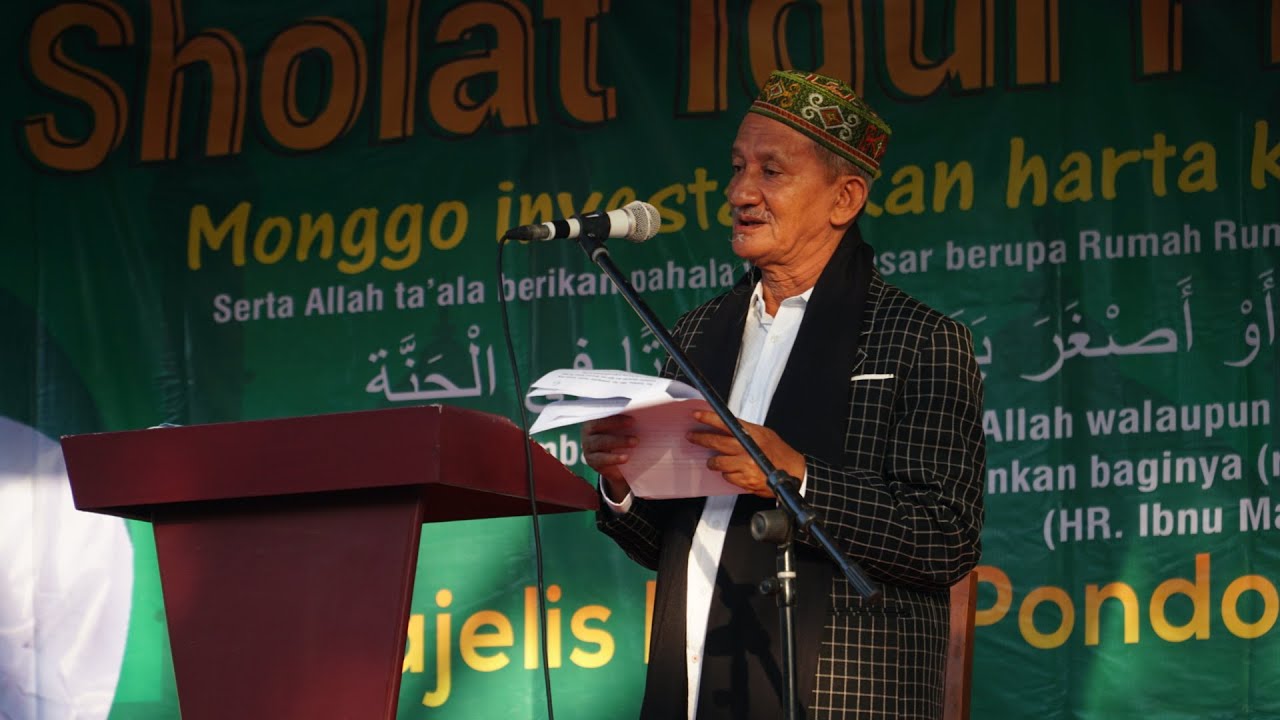 KH. Agoes Ali Masyhuri (Gus Ali): Khutbah Idul Fitri 1442H