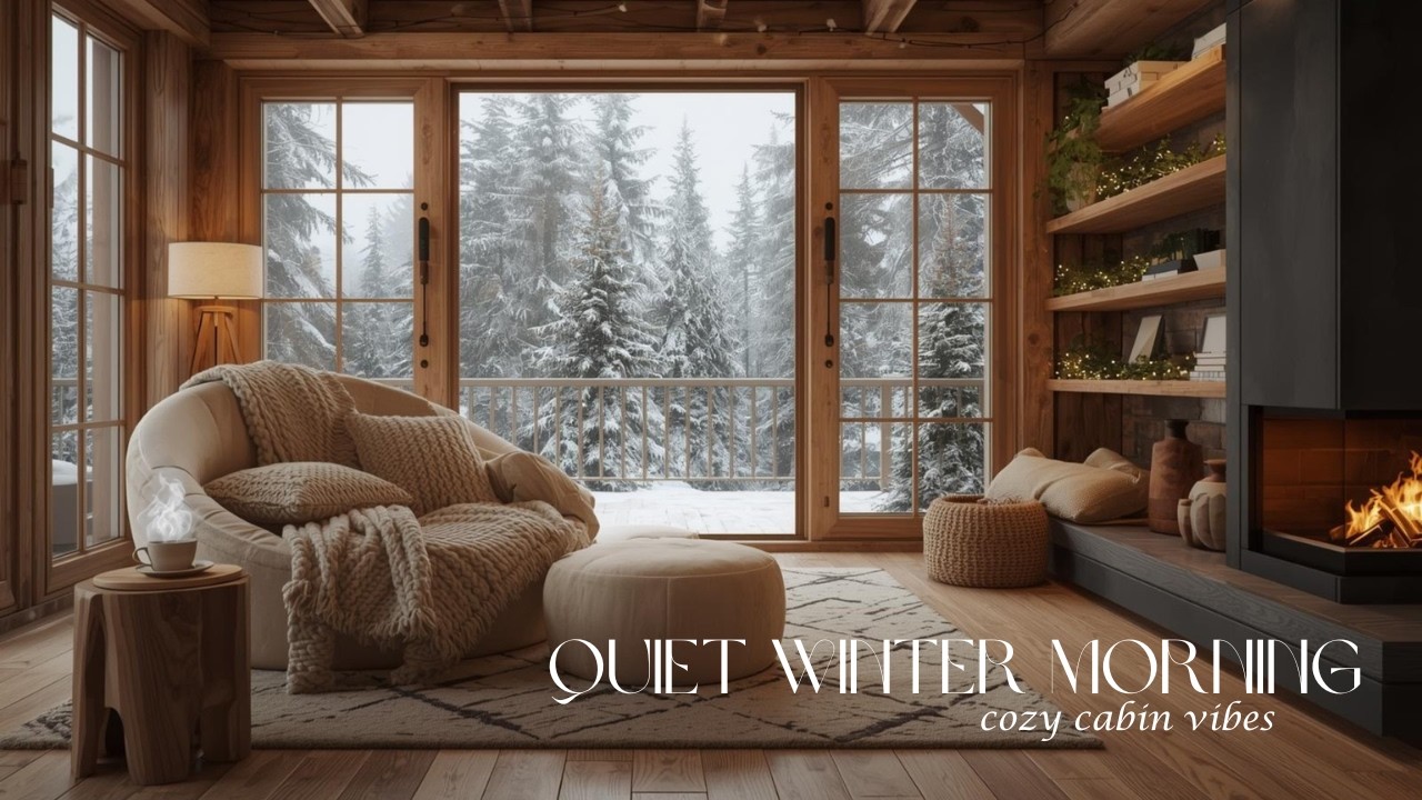 Quiet Winter Morning - Cozy Cabin Vibes