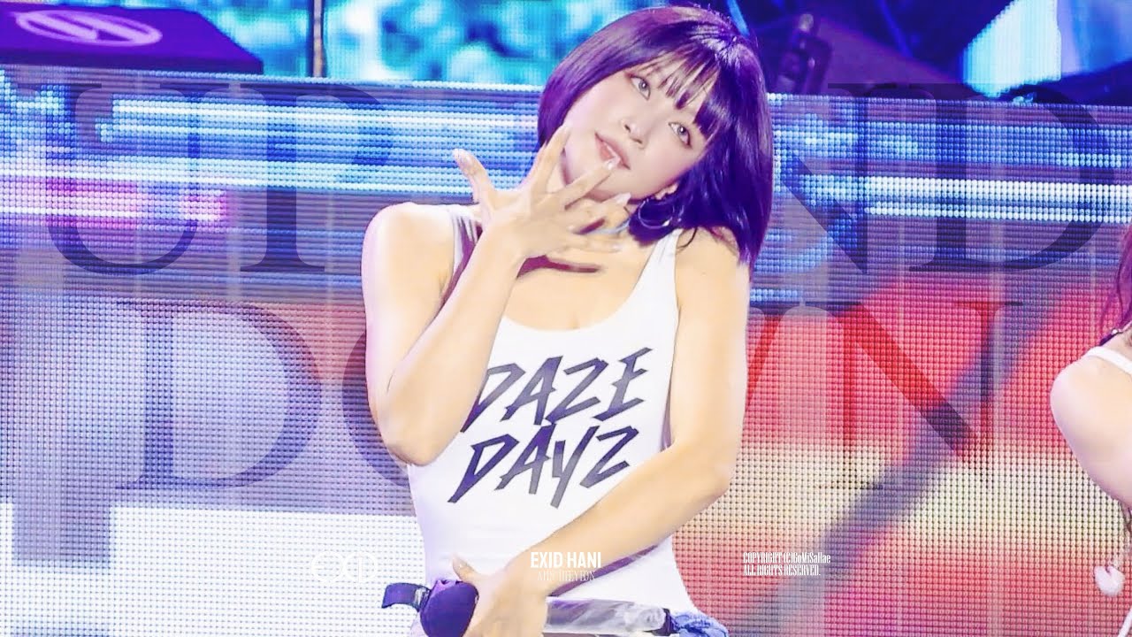 [4K] 250830 싱가포르 워터밤 Singapore WaterBomb EXID 하니 직캠 HaNi Fancam 위 아래 Up and Down