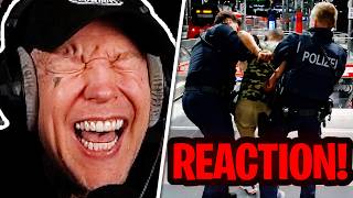 UNRUHESTIFTER GEGEN BUNDESPOLIZEI!😂 Nachtschicht am Berliner Hauptbahnhof | MontanaBlack Reaktion