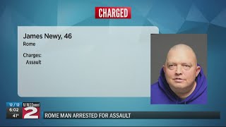 Rome man charged with assault