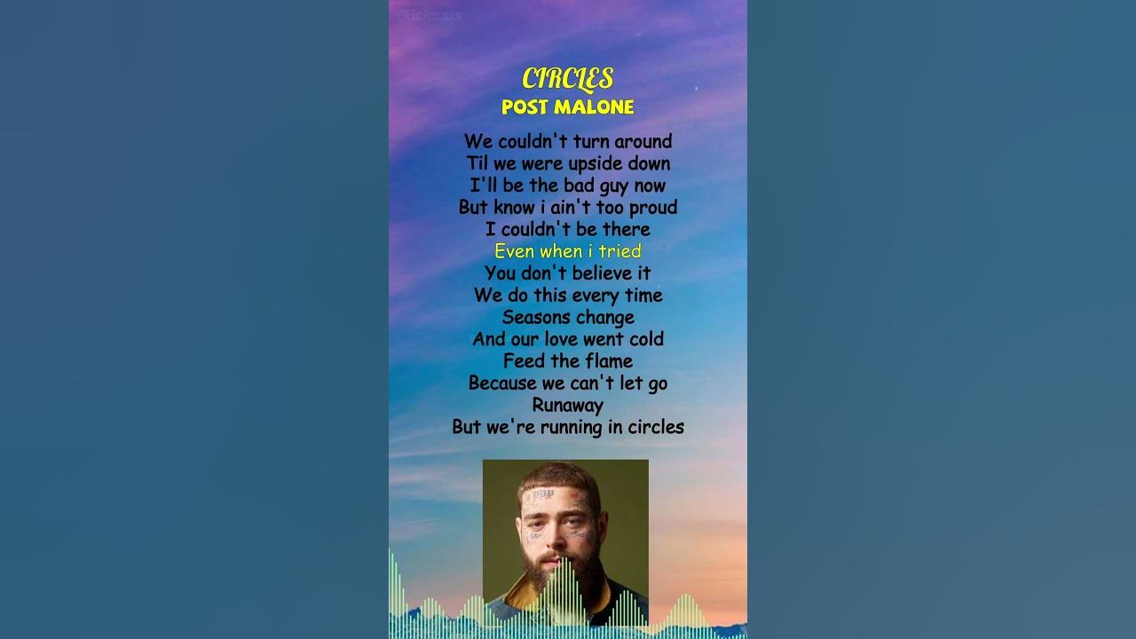 Post Malone - Circles (Lyrics) #shorts