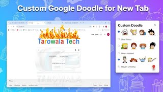 How to Make a Custom Google Doodle | DIY Google Logo Design Tutorial | tarowala tech screenshot 2