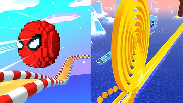 Fly Ball VS Spiral Roll - All Levels SpeedRun Gameplay Ep 1