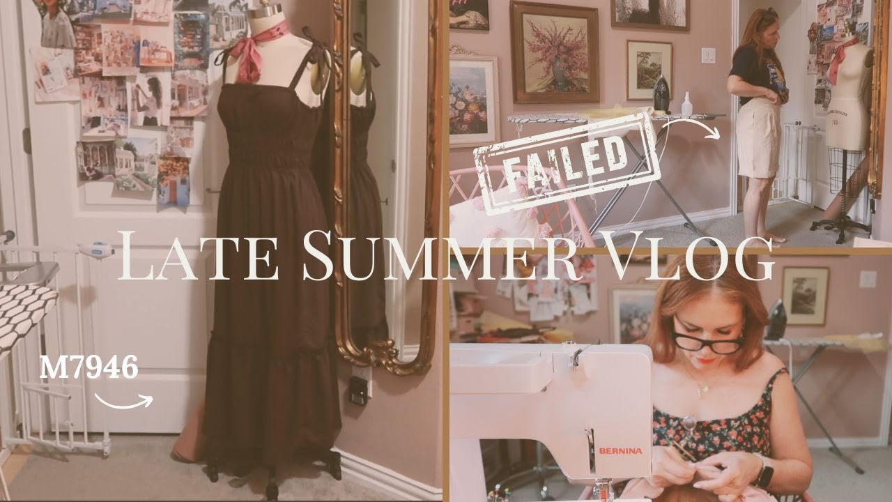 The Summer Edit #9 // From Sewing Fail to Favorites Makes ✂️ // Sewing, Cooking & Thrifty Vlog ❤️